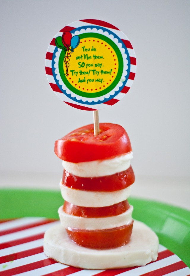 DSC08787 Dr Seuss Healthy Snacks for Preschoolers These fun Dr. Seuss healthy snacks for preschoolers are a great way to celebrate Dr. Seuss’ birthday.  Dr. Seuss day is March 2 this year…so have some fun making some yummy and healthy treats inspired by the silly Dr. Seuss!