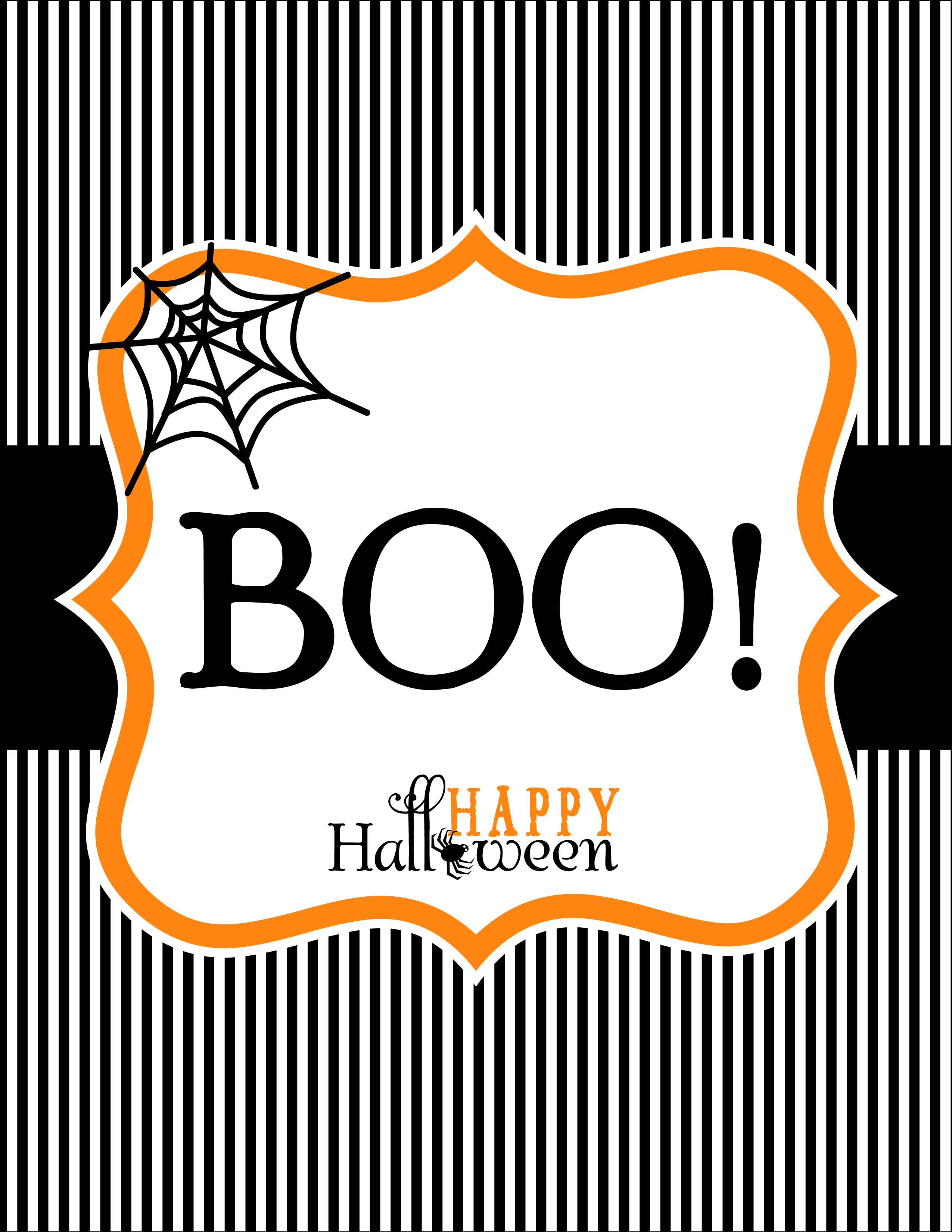 Get "BOO'ing!" Free Printable Boo Packages from Anders Ruff Anders