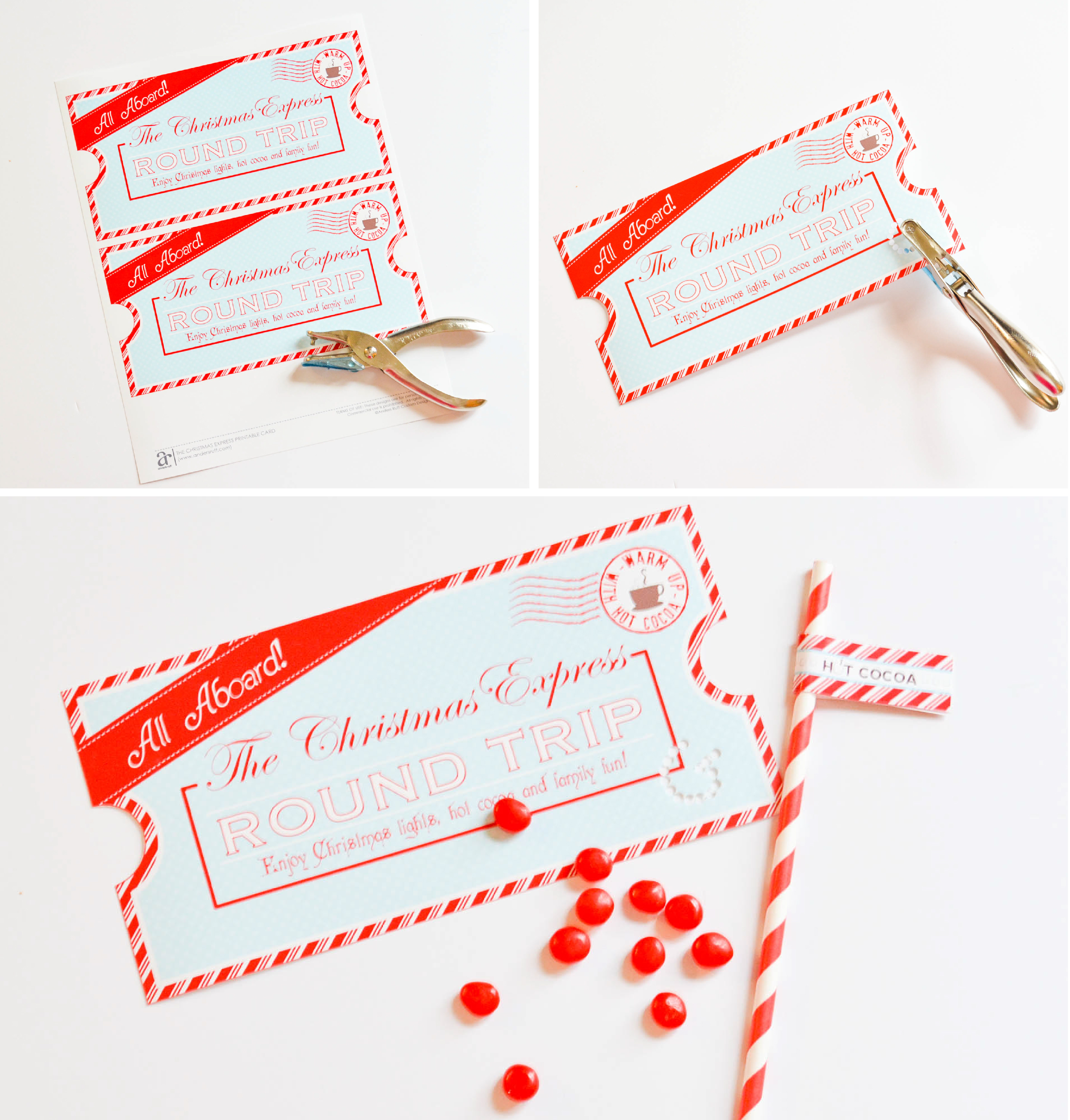 Ruff Draft Free Printable Christmas Express Ticket Anders Ruff