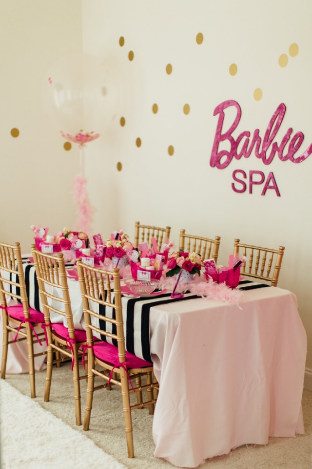 barbie day spa