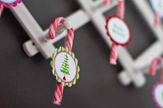 candy cane backdrop