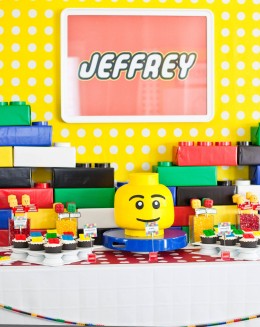 Lego Party Dessert Table