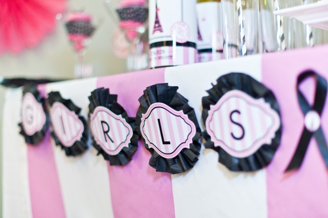 Bridesmaid Banner with Ruffle