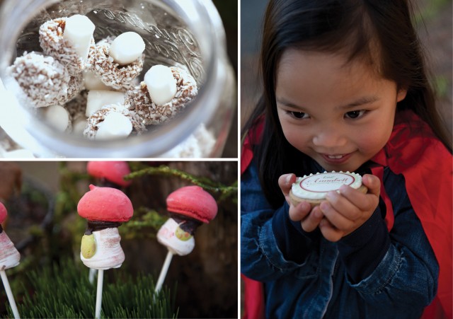 Red Riding Hood Birthday Party Desserts Mushrooms