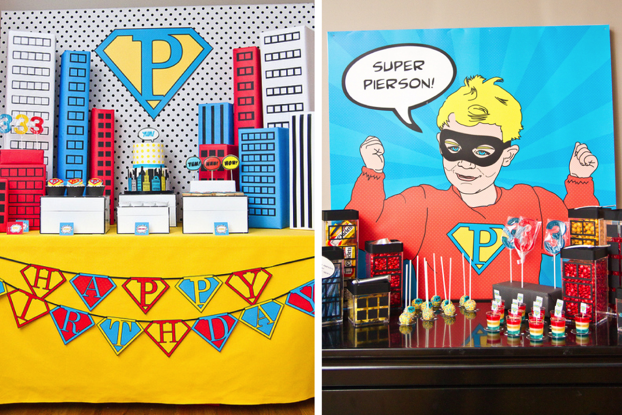 Top Superhero Birthday Party Ideas - Anders Ruff Custom Designs, LLC