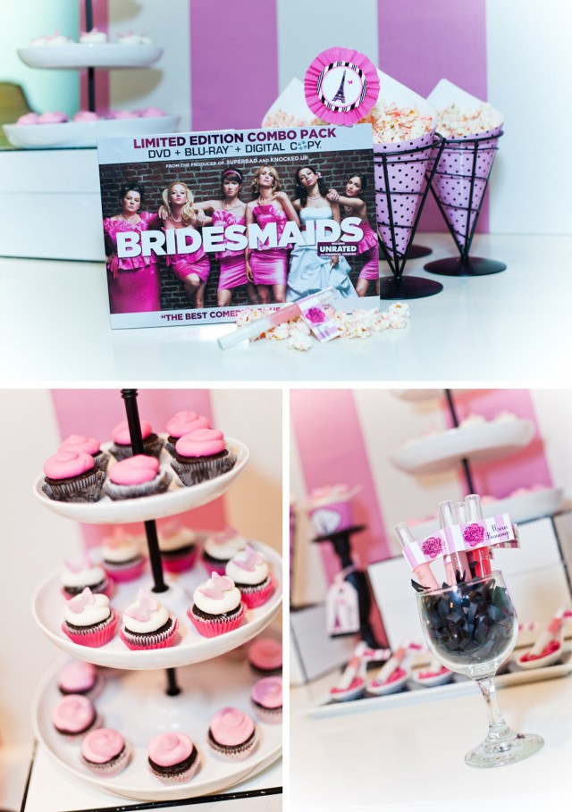 Bridesmaids DVD Blu Ray Photoshoot for Target - Dessert Table 2