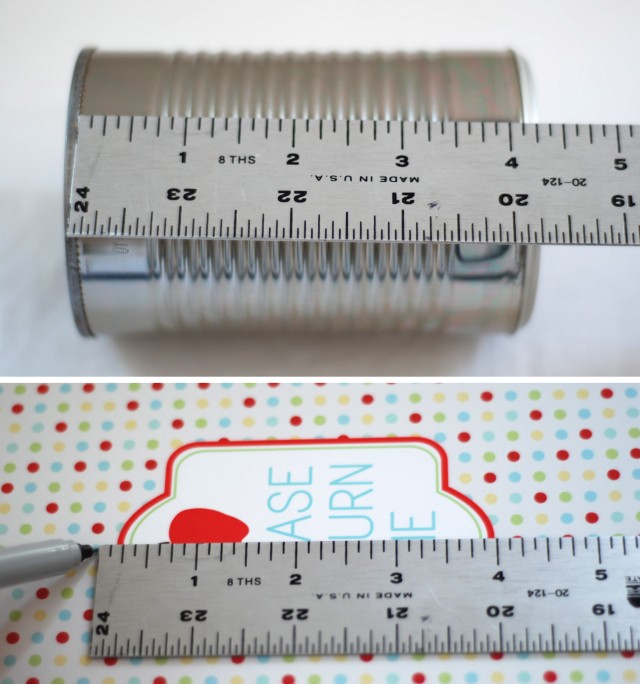 Measure Can and Label Paper