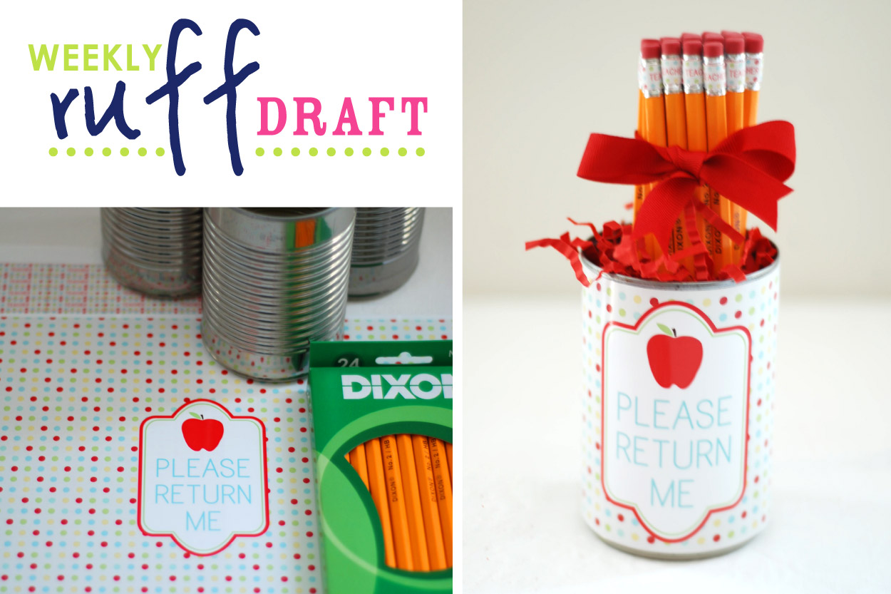 Ruff Draft: Free Printable Bag Topper for Teacher Appreciation