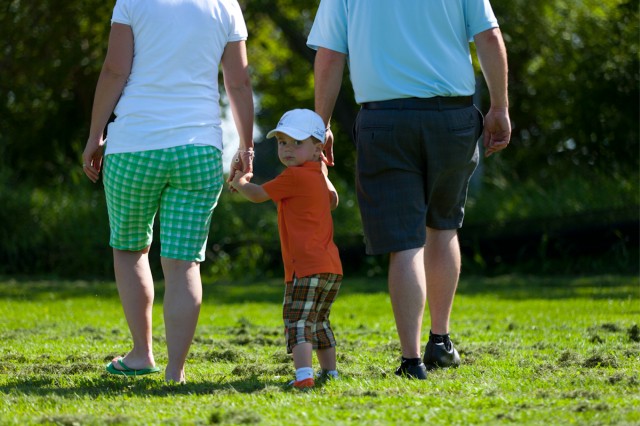 golf photo family