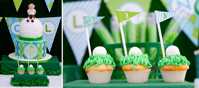 Golf Birthday Party Inspiration Slider