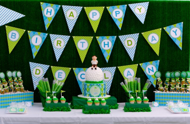 Golf Birthday Party Inspiration