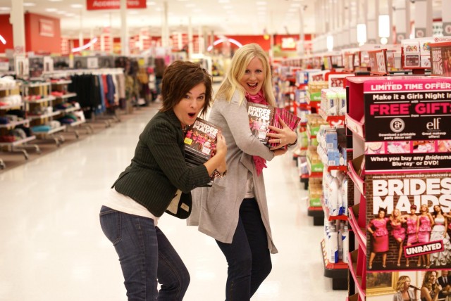 bridesmaids store display in target