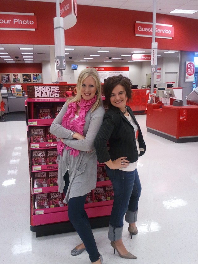 bridesmaids store display in target