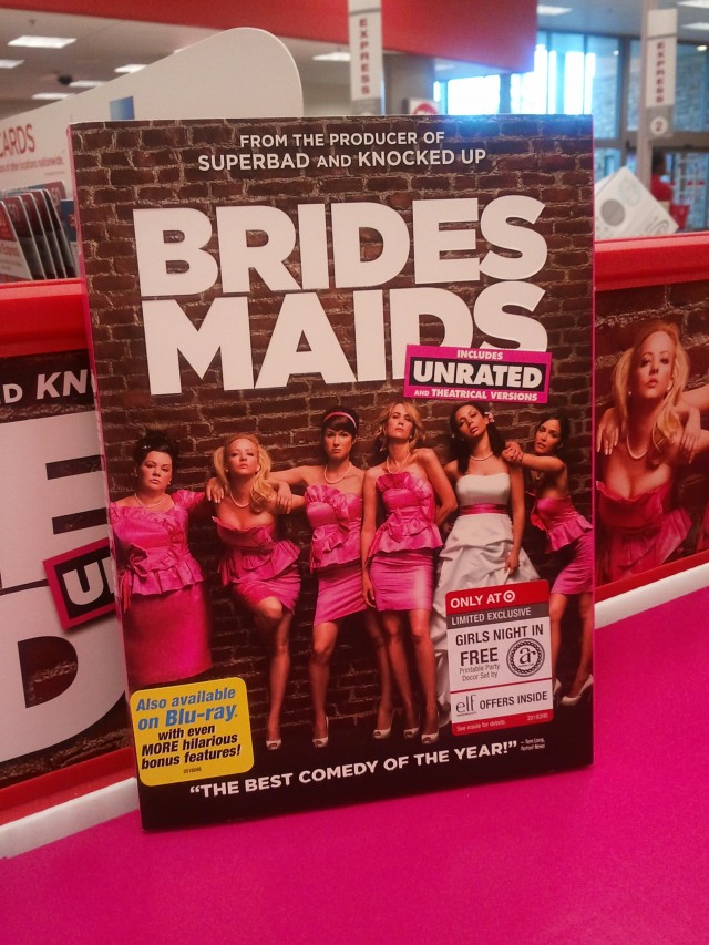 bridesmaids store display in target