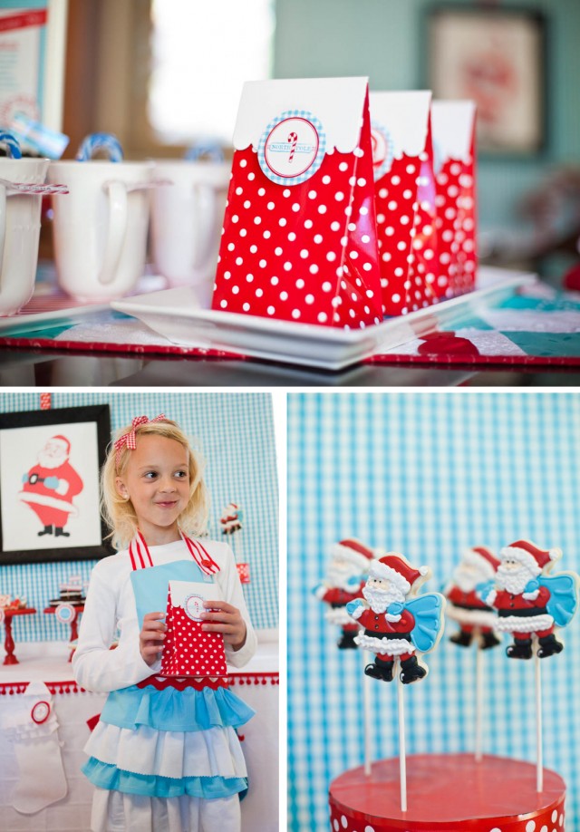 andersruff - north pole printable christmas party dessert table