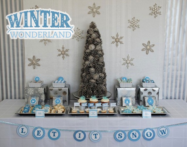 winter wonderland party printables