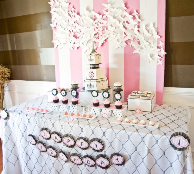 A Glamorous Paris Birthday Party Anders Ruff Custom Designs Llc