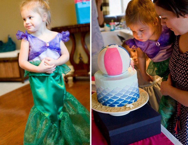 mermaid party cake