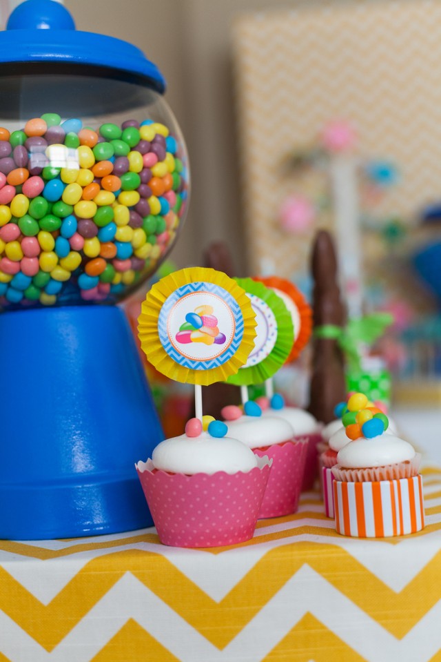 gumball on side table