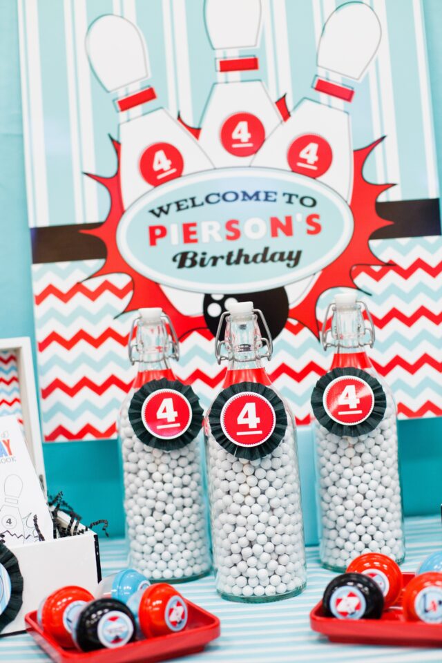 retro bowling birthday party ideas