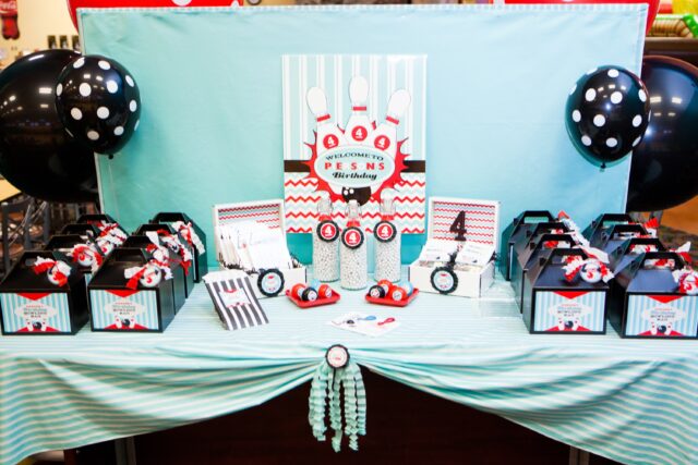 retro bowling birthday party ideas