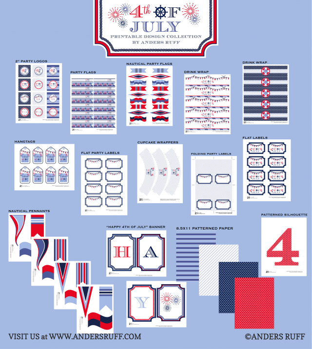 A Nautical 4th of July Party - Anders Ruff Custom Designs, LLC