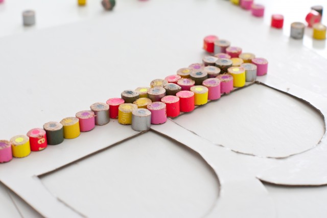 gluing beads