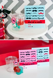 Mustache Valentines Day Party Printables and Cards