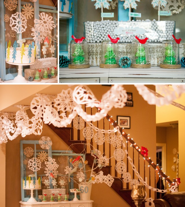 winter-wonderland-dessert-table-garland-snow-globes-meringue-chocolate-trees-red-birds