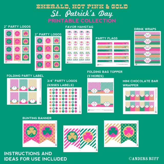 st patricks day printable designs