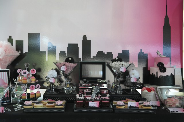 Sex and the city dessert table