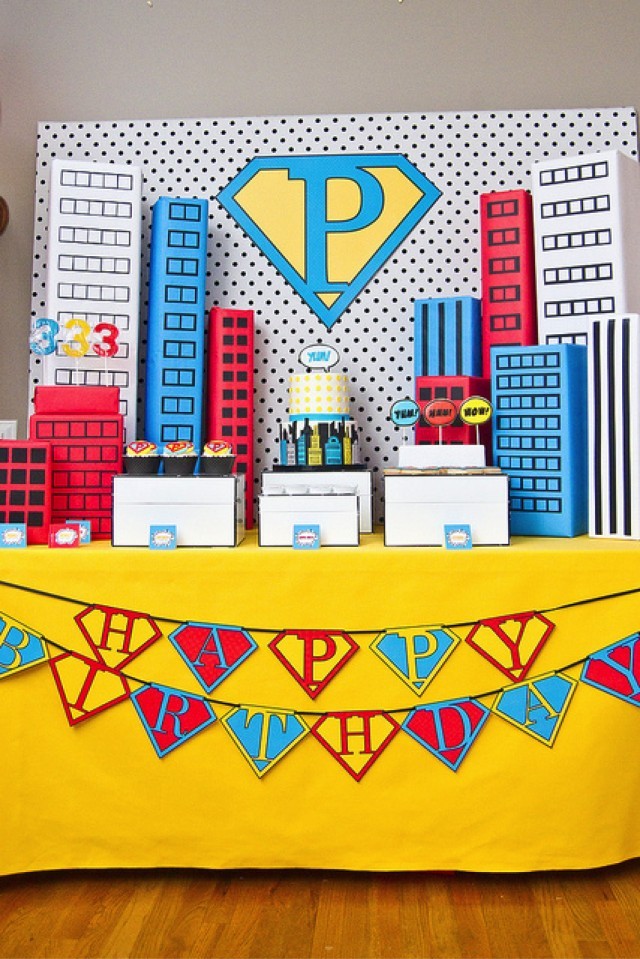 super hero party ideas