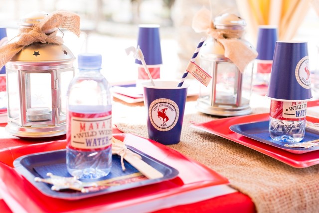 cowgirl party table