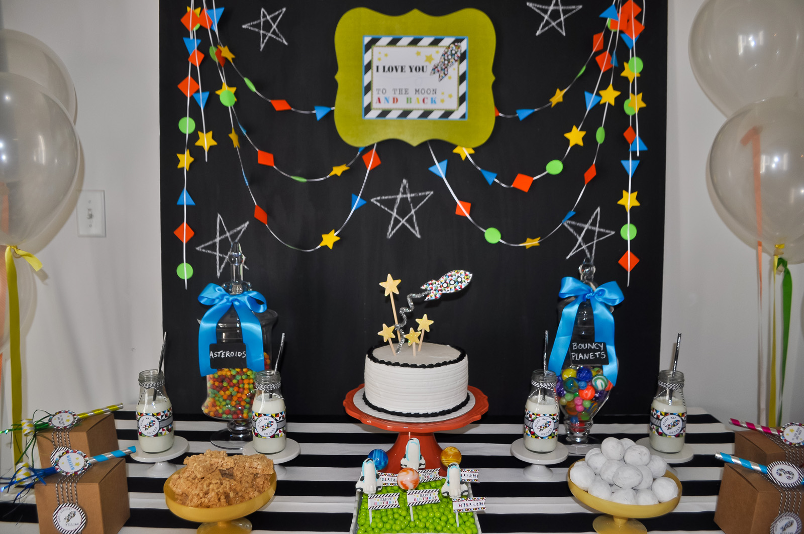 space birthday party ideas