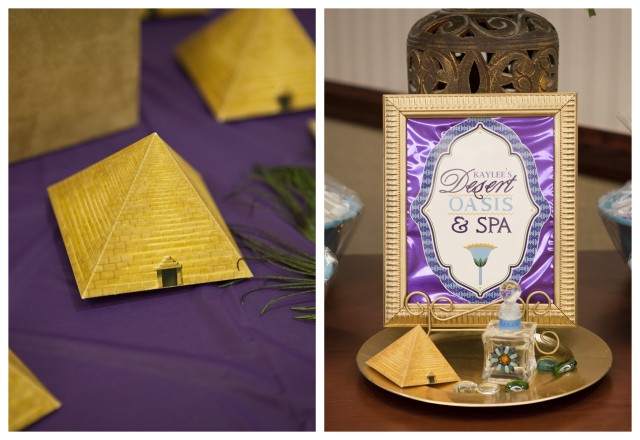 Pyramid favor boxes