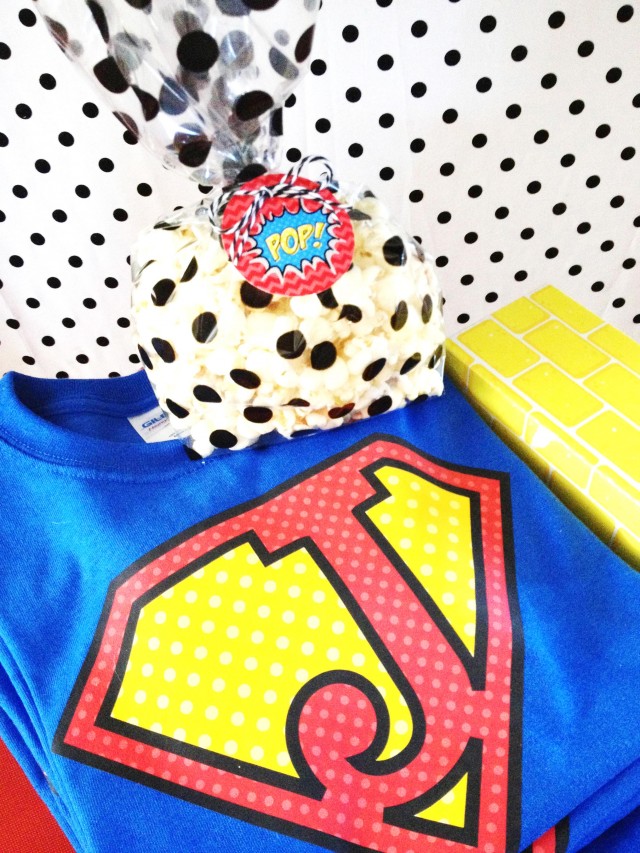 super hero party favor printables