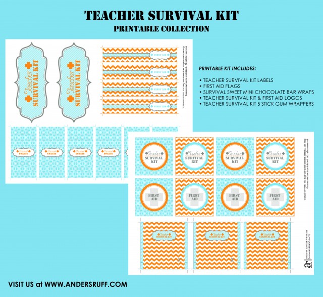 Teacher Survival Printable Collection