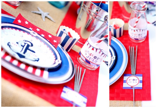 nautical place setting details