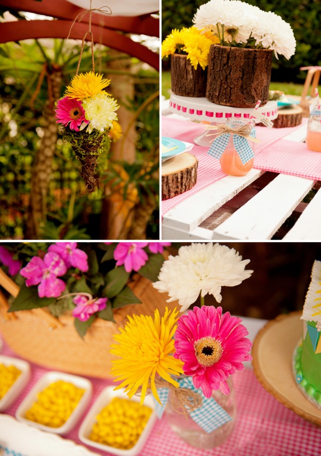 teddy bear picnic flowers