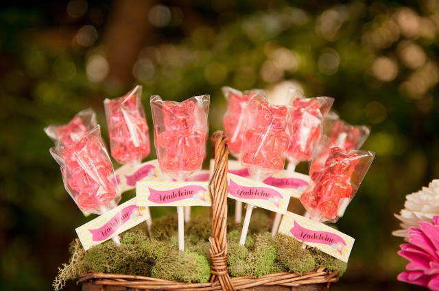 teddy bear party lollipops