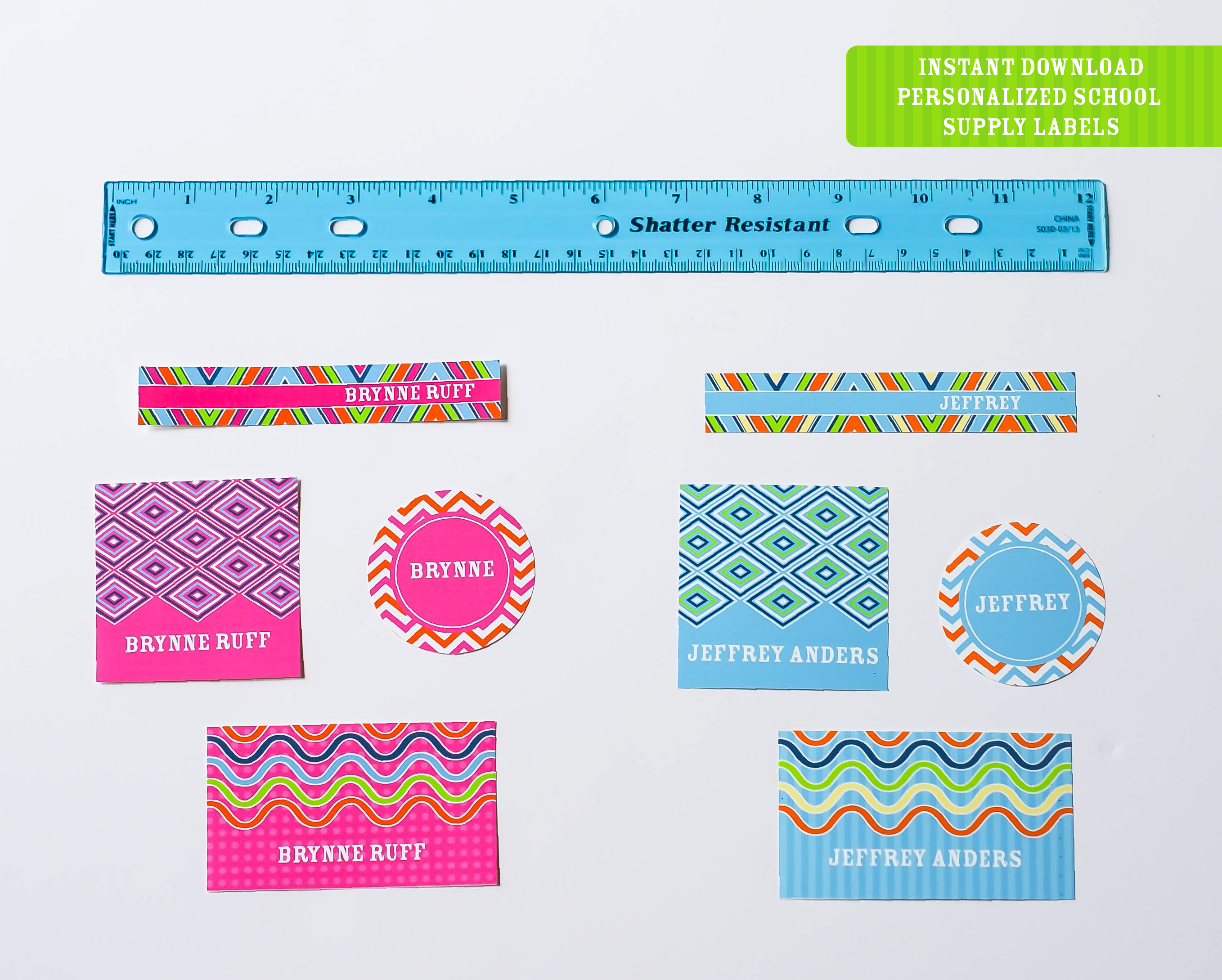 Back To School Printable Labels And Diy Teachers Gifts Anders Ruff Custom Designs Llc