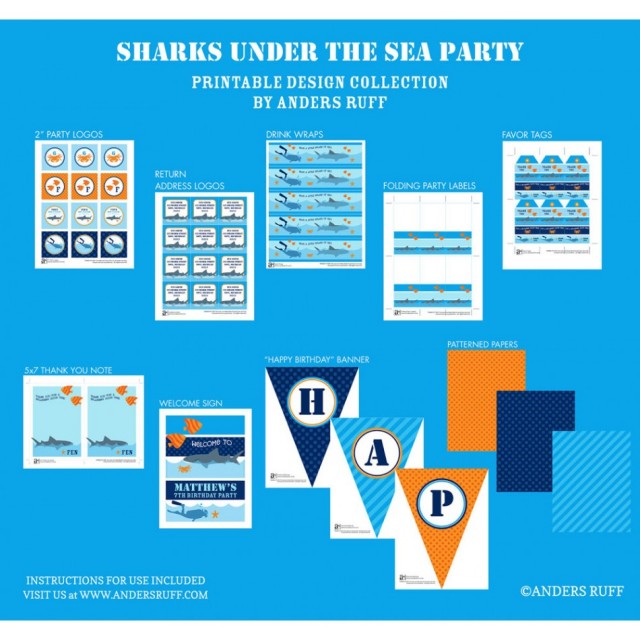 shark printables