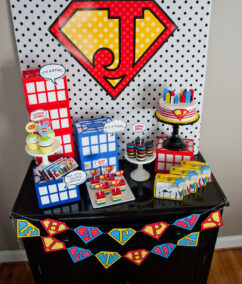 Budget-Friendly Vintage Comic Book Super Hero Birthday Party
