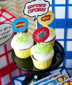 Budget-Friendly Vintage Comic Book Super Hero Birthday Party