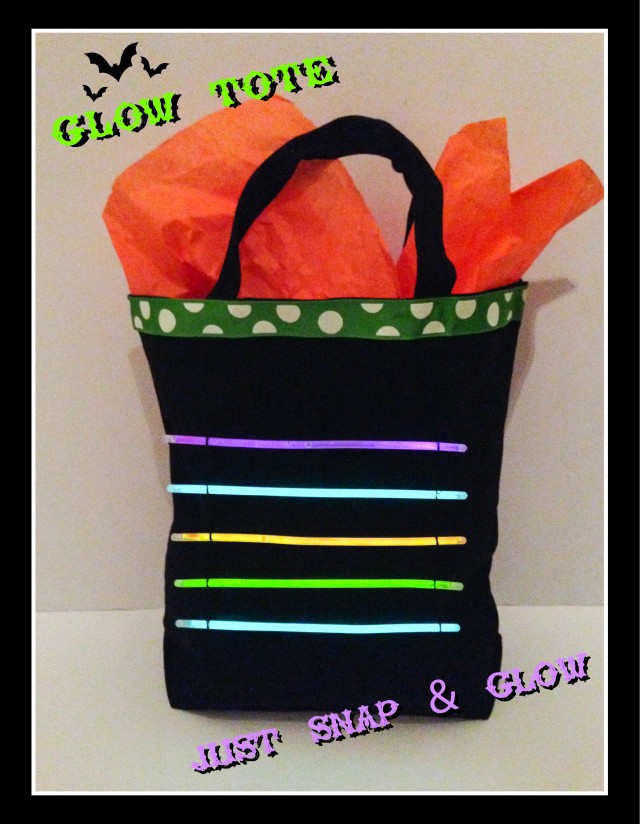 Glowing trick or treat bag!