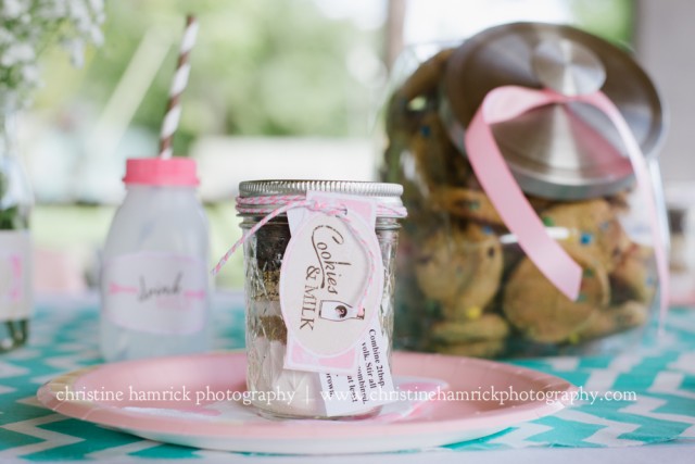 milk and cookies party favors