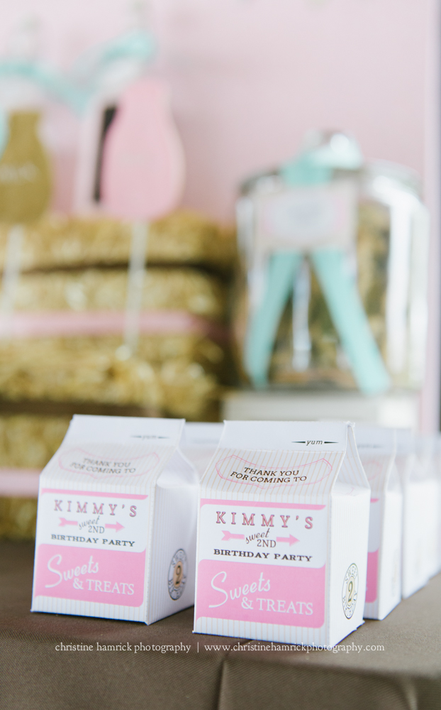 milk and cookies milk carton favors