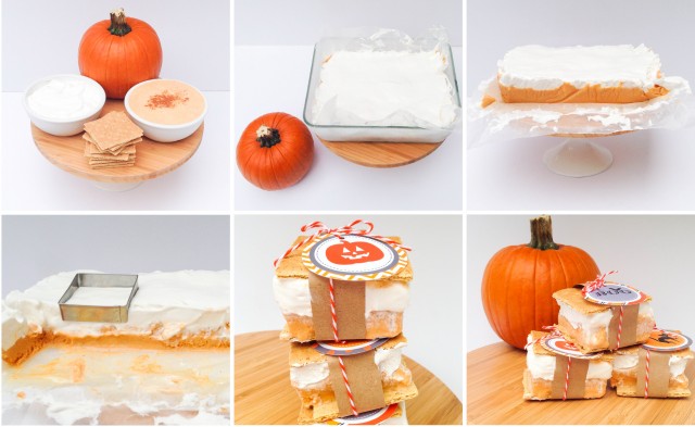 Tutorial for pumpkin pie ice cream sandwiches