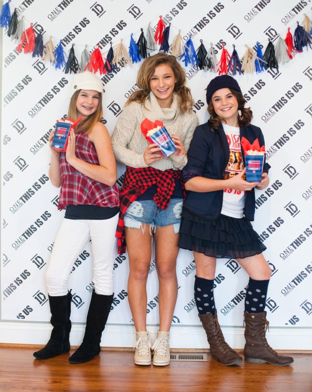 Popcorn boxes from One Direction Movie Night, this is us