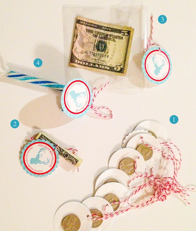 Christmas Racking - creating money piles